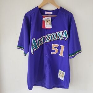 RANDY JOHNSON ARIZONA DIAMONDBACKS THROWBACK JERSEY
